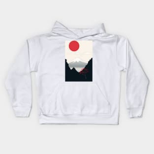 Japanese Inspired Design Kids Hoodie